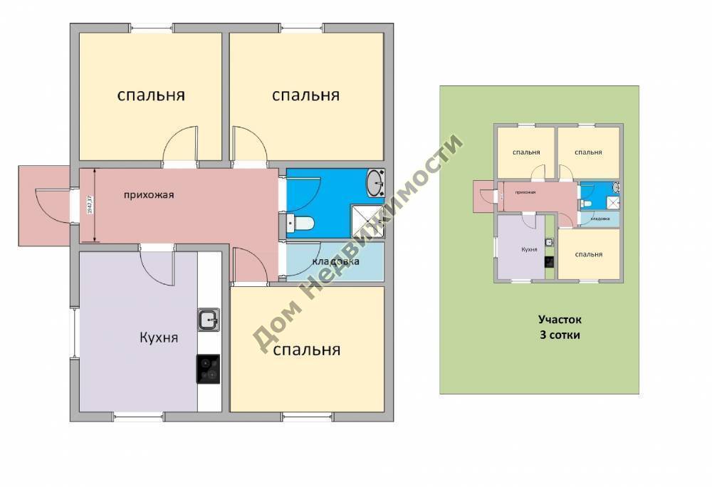 планировка алексей газ с участком
